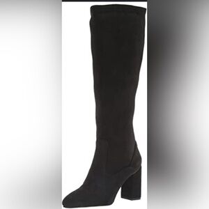 Tall leather sock boots